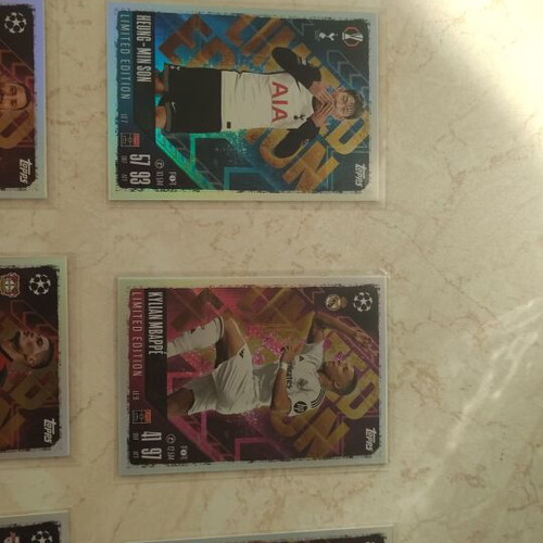 Match Attax 2024-2025 limited cards like new, pack of 14