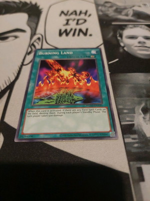 Burning Land κάρτα Yu-Gi-Oh! μεταχειρισμένη