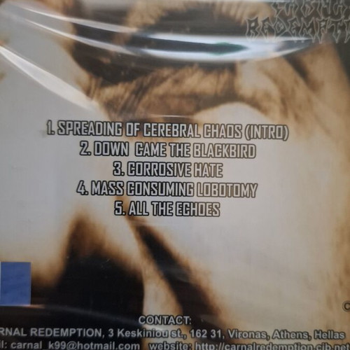 Carnal Redemption Cerebral Chaos CD new, metal
