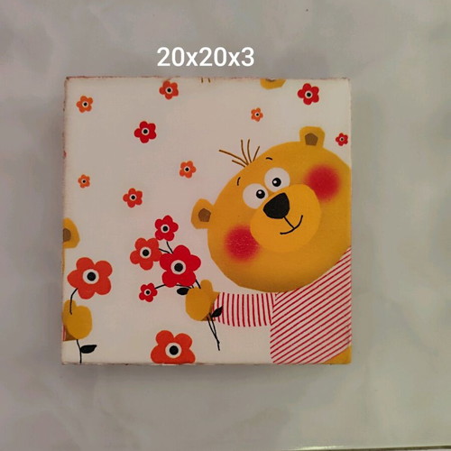 Set of 3 handmade children's frames like new