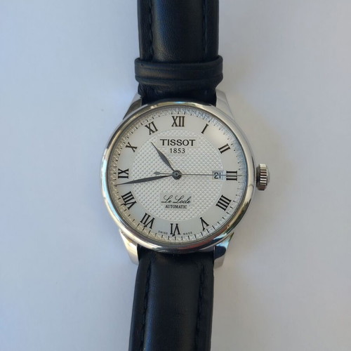 Tissot Le Locle Automatic watch, white dial, men's