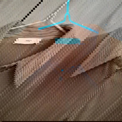 Mango women's shirt medium brown like new unworn