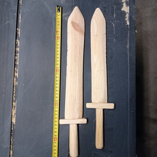 Wooden children's sword handmade 40 cm new
