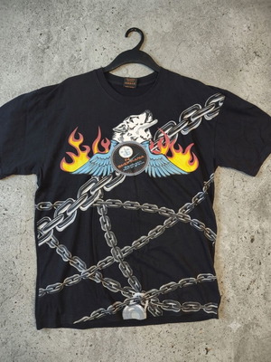 Biker Mania XL T-shirt like new, black, official 2010 motorcycle festival merch