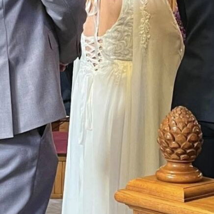 Rich Girl Boudoir wedding dress, size XL, white