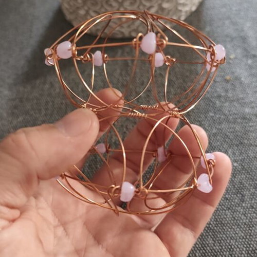 3D Wire Mandala bracelet made to order