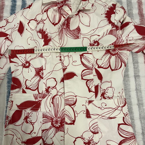 Floral jacket Magnetie per donna large, like new, white and red
