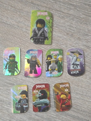 Ninja metal tags like new, pack