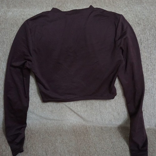 Women's long-sleeve blouse like new, red, size S