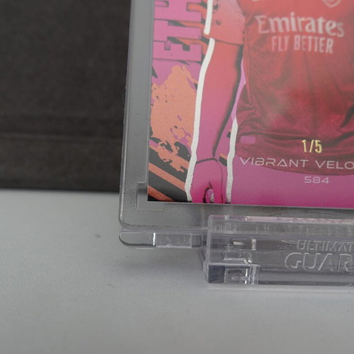 Topps Total Football 2025-26 Ethan Nwaneri Arsenal FC Vibrant Velocity 1/5 new