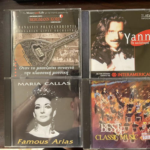 Greek and foreign music CD collection like new, 48 CDs total