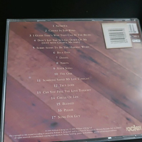 Elton John Love Songs CD like new