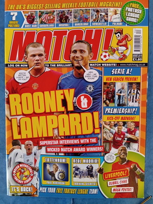 Match Football τεύχος 23-29/8/2005 με αφίσα Djibril Cisse σαν καινούργιο