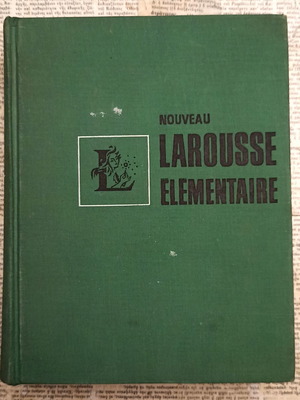 Nouveau Larousse Elementaire book used, 1969 edition
