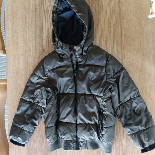 Zara boys jacket used, brown, size 122 cm for 7 years old