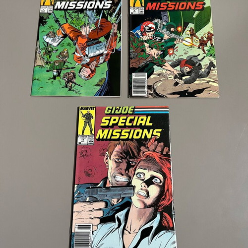 G.I.Joe Special Missions pack of 9 used issues, English