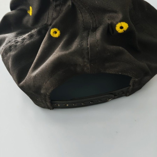 Vintage AEK 1924 Snapback Cap used, 90s era, black and yellow