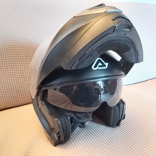 Acerbis folding helmet black XL 61 used