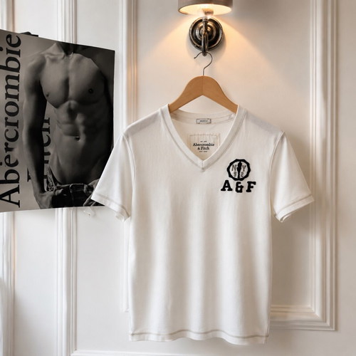 Abercrombie & Fitch Muscle Vintage V-Neck T-Shirt Size M used, cotton