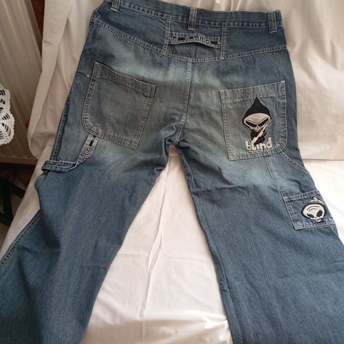 Blind Skateboards Vintage Carpenter Baggy Jeans used, blue, XXL