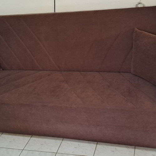 Three-seater sofa bed with storage, 2.20×65 m