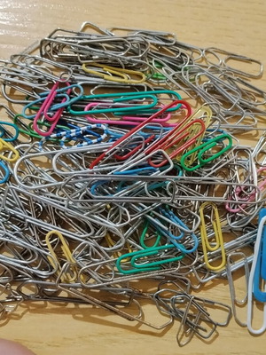 Paperclips used, pack of 160 assorted