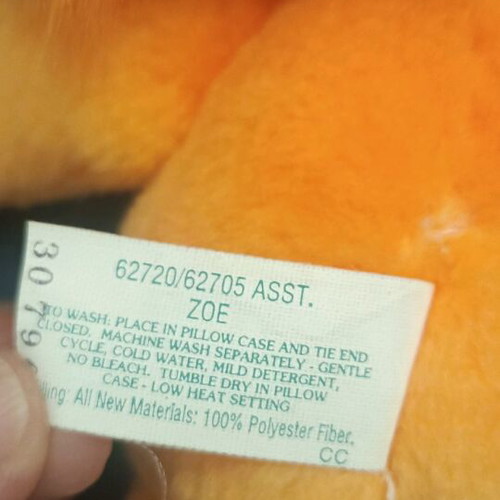 Sesame Street Zoe plush vintage like new