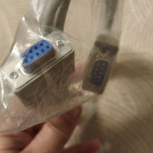 RS-232 serial cable new with DB-9 connectors