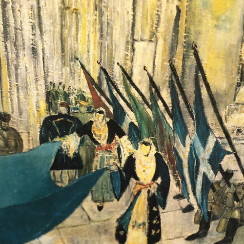 Georgiou "The Liberation of Athens" collectible print, Pieridis Foundation