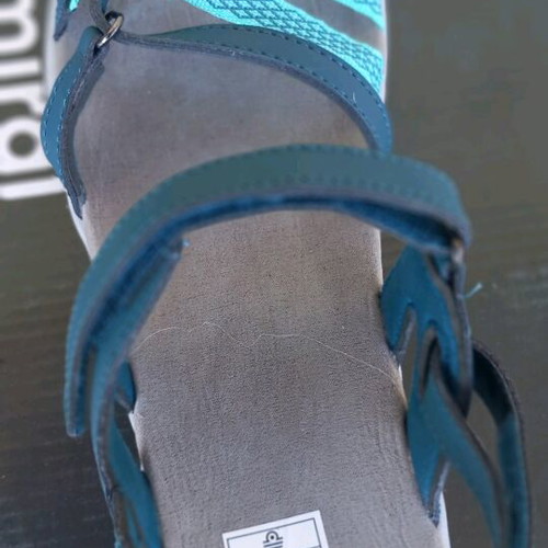 Admiral women's sandals new, size 36, blue turquoise