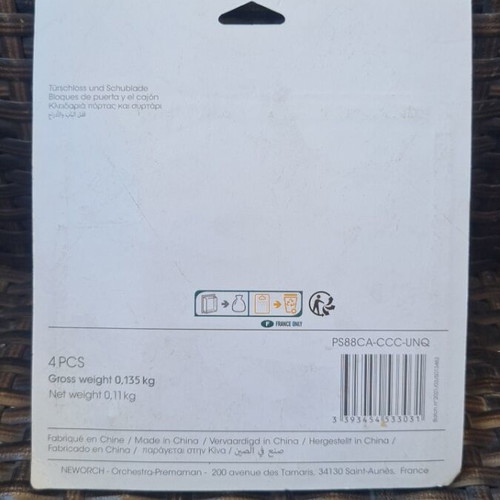 Cabinet and drawer safety locks pack of 4, new