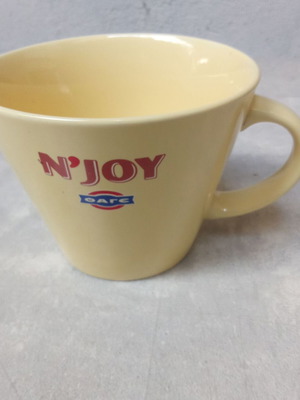 N'Joy Fage vintage mug used from 1990s