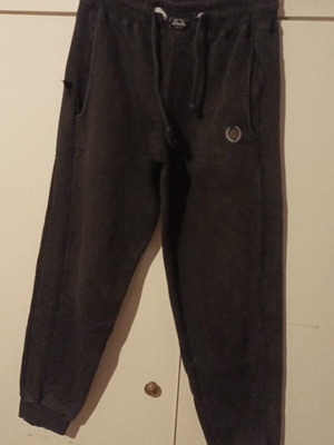 Black men's sweatpants small used with minor wear