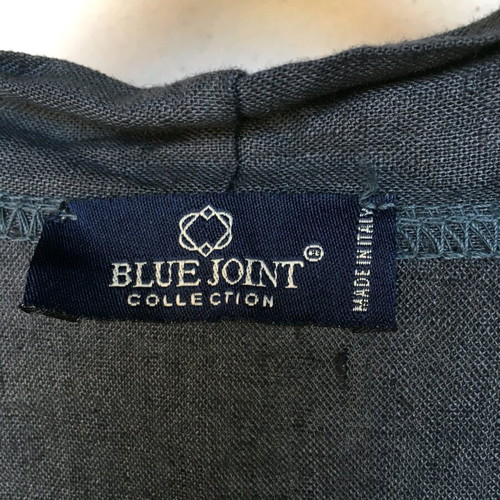 100% linen robe navy blue, size M, like new