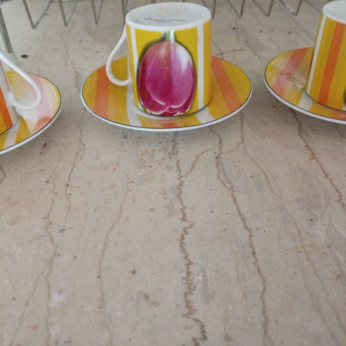 Set of 3 coffee cups new
