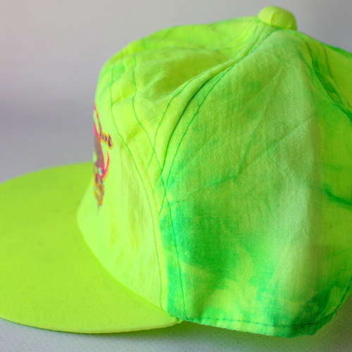 Vintage 90's Lucky Troll Kids Hat phosphorescent new
