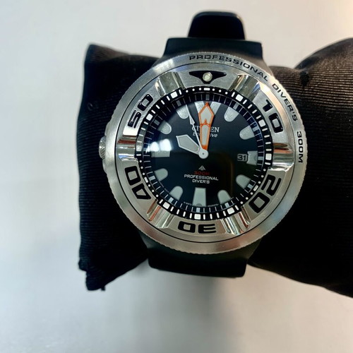 Citizen Eco Drive Promaster BJ8050-08E watch like new, scuba diving 30Atm