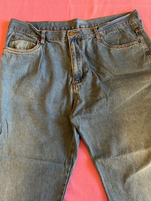 Men's Blue Jeans Used, Straight Fit Size XL