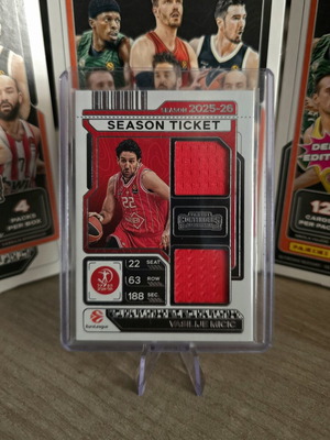 Vasilije Micic Panini Euroleague Contenders 2025-26 card new