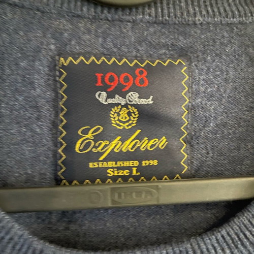 Explorer blue pullover size L like new