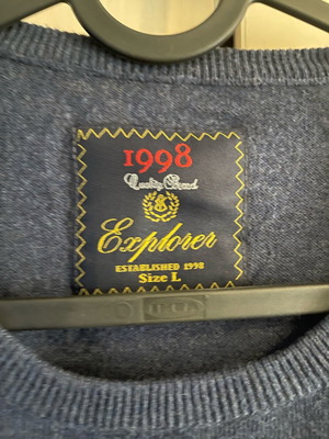 Explorer blue pullover size L like new