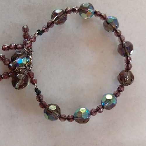 Bracelets used, colorful with cords and beads