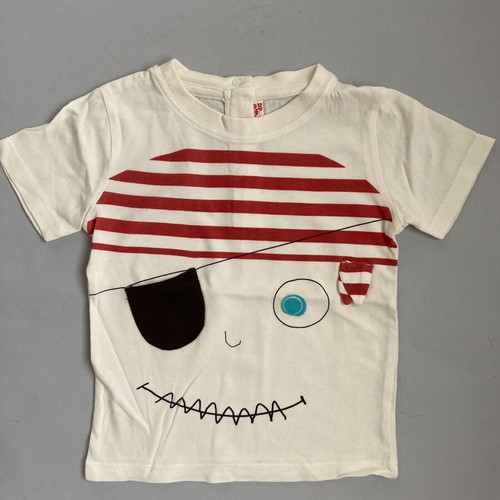 Du Pareil au Même T-shirt used, size 12 months with pirate design