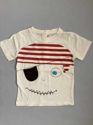 Du Pareil au Même T-shirt used, size 12 months with pirate design