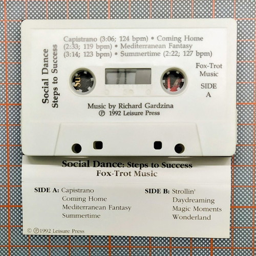 Social Dance: Steps to Success cassette tape used, 1992