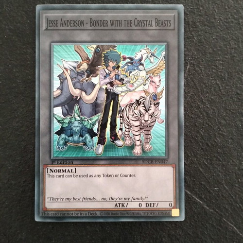 Crystal Beasts Yu-Gi-Oh SXG1 new cards in sleeve