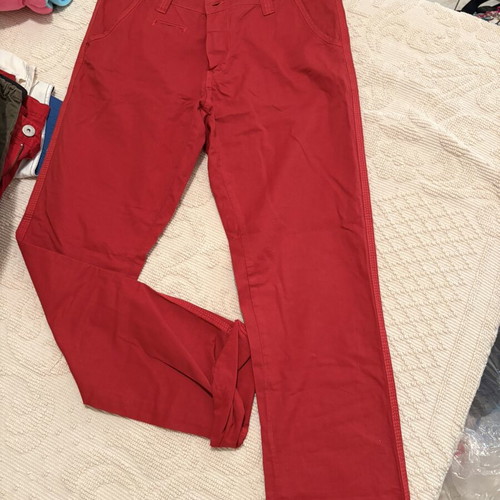 Berto Lucci men's pants red, like new, size S