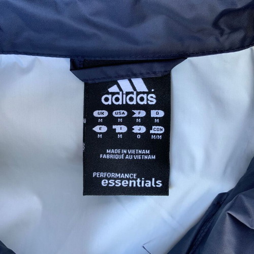 Adidas windbreaker rain jacket blue used size M/L