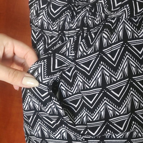 H&M Divided mini dress with geometric pattern like new