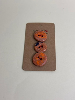 Handmade ceramic buttons new, third set